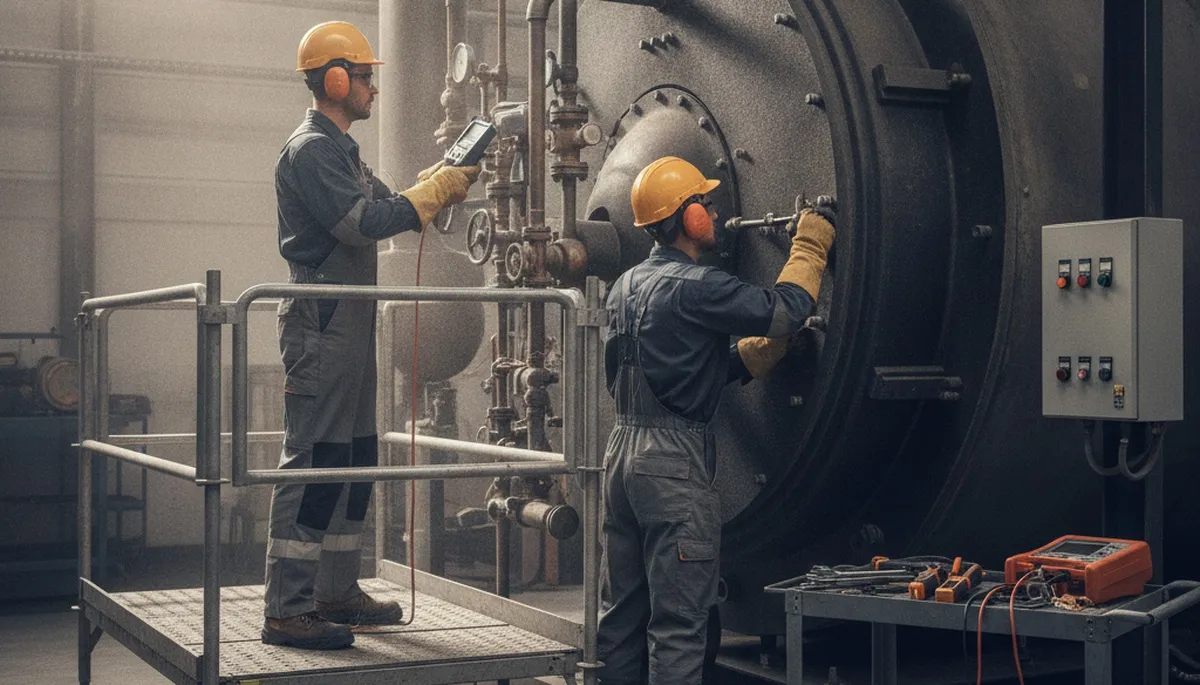 Boiler repair technician serving Naperville, IL for fast home heating service