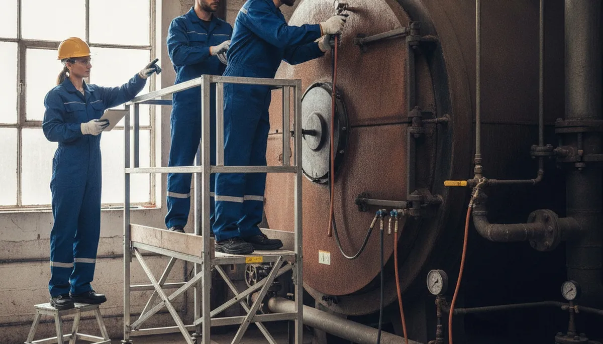 Boiler repair technician serving Naperville, IL for reliable home heating service
