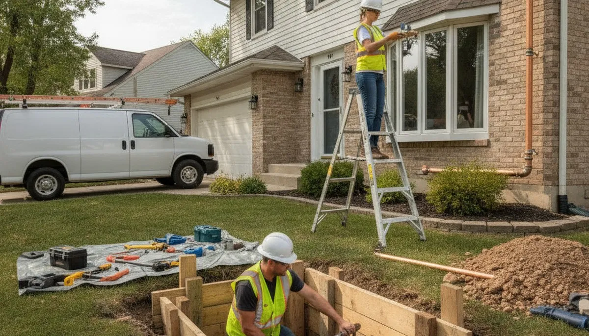 Naperville, IL plumbing repair service for residential and commercial pipe and leak fixes