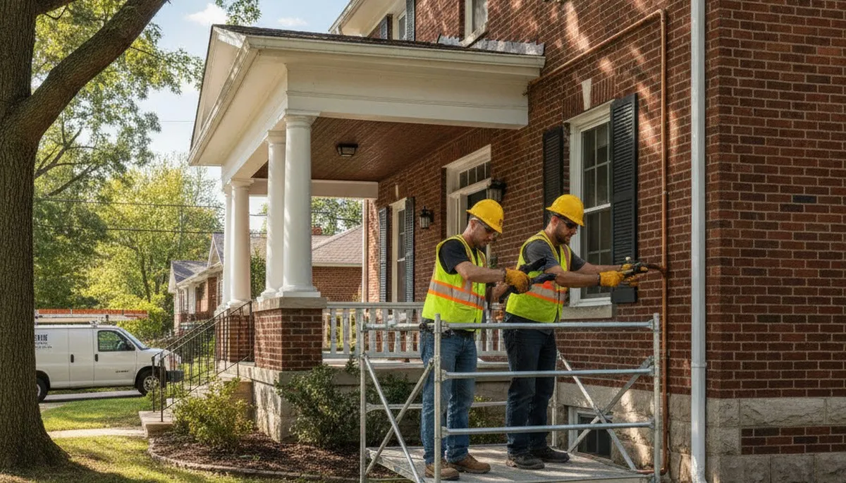 Professional plumber providing repair service in Naperville, IL for a local plumbing business