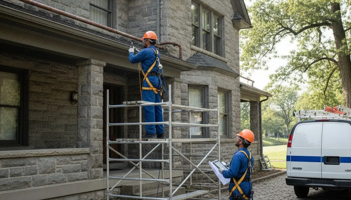 Professional plumber providing plumbing repair service in Naperville, IL
